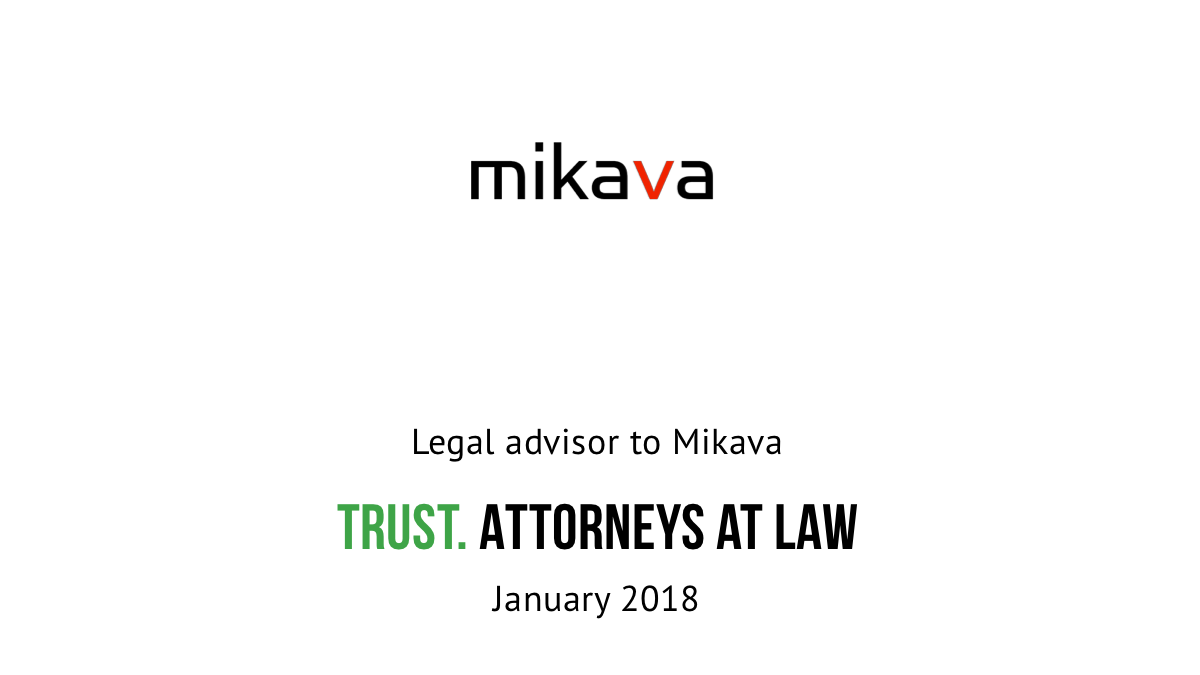 Legal advisor to Mikava 1